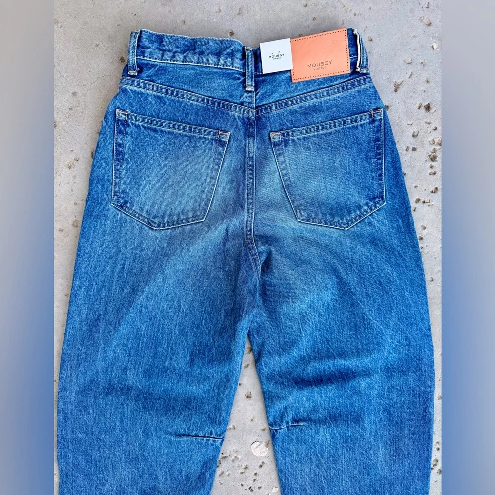 Moussy Vintage NEW with tags Women's Cloverhill Round Jeans. Size 24 - Picture 12 of 15